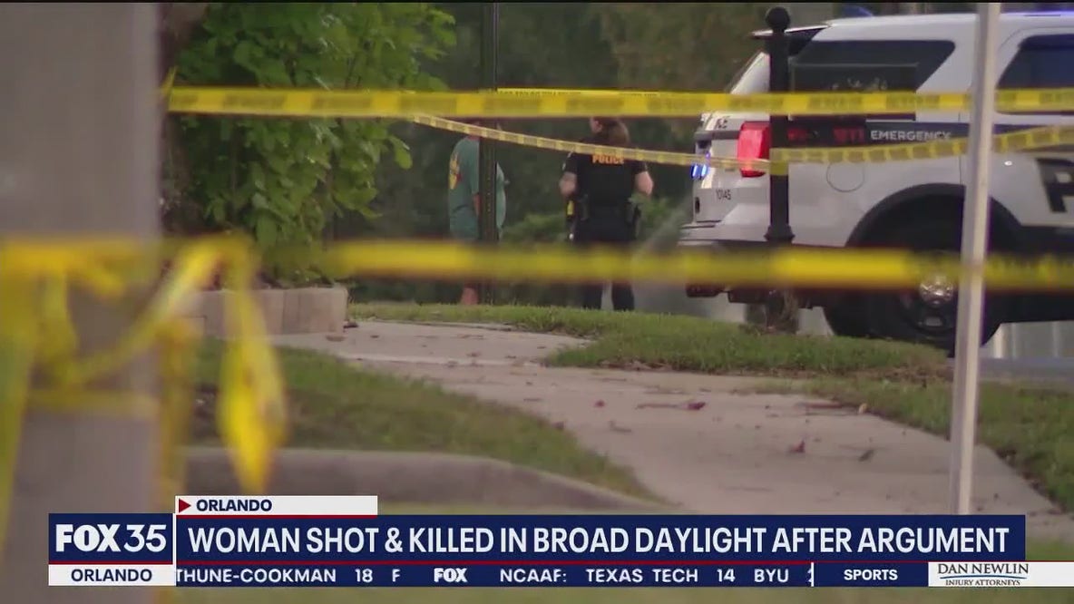 Woman shot, killed on sidewalk in Orlando, police say