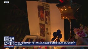 Vigil for Danny Stanley, killed outside bar Saturday night