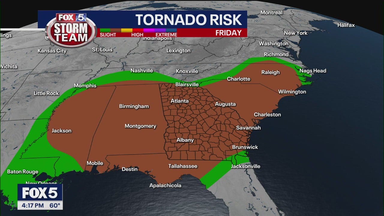 Atlanta tornado threat Friday FOX 5 Atlanta Atlanta tornado threat Friday FOX 5 Atlanta