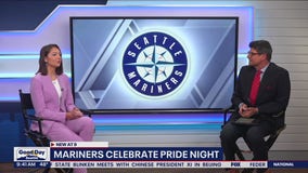 Sofia Da Silva sings National Anthem at Mariners Pride Night game