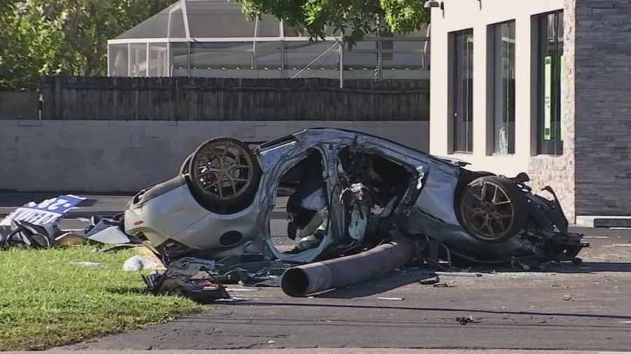 Florida teens accused of stealing, crashing Maserati that owner left unlocked with keys inside