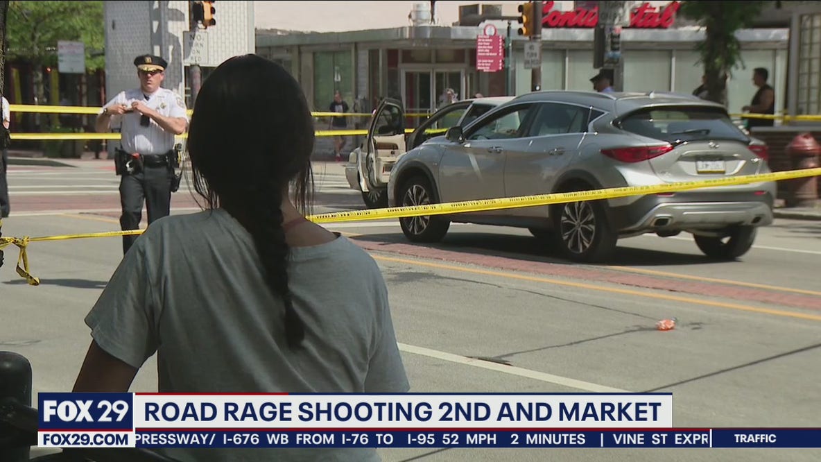 1 hurt in July 4th road rage shooting blocks from Independence Hall, police say