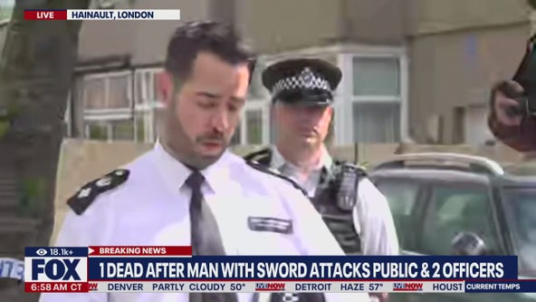 Sword-wielding suspect arrested in London