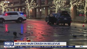 Hit-and-run crash in Bellevue