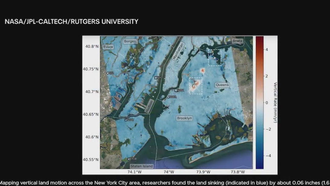 Is NYC 'sinking'? NASA scientists believe so