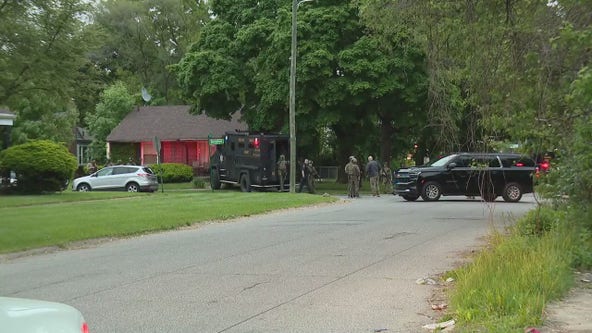 Major police raid in Detroit