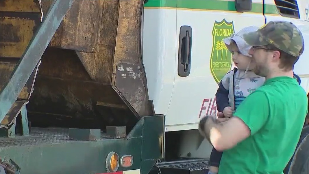Orlando Touch-A-Truck event teaches families about weather, emergency vehicles