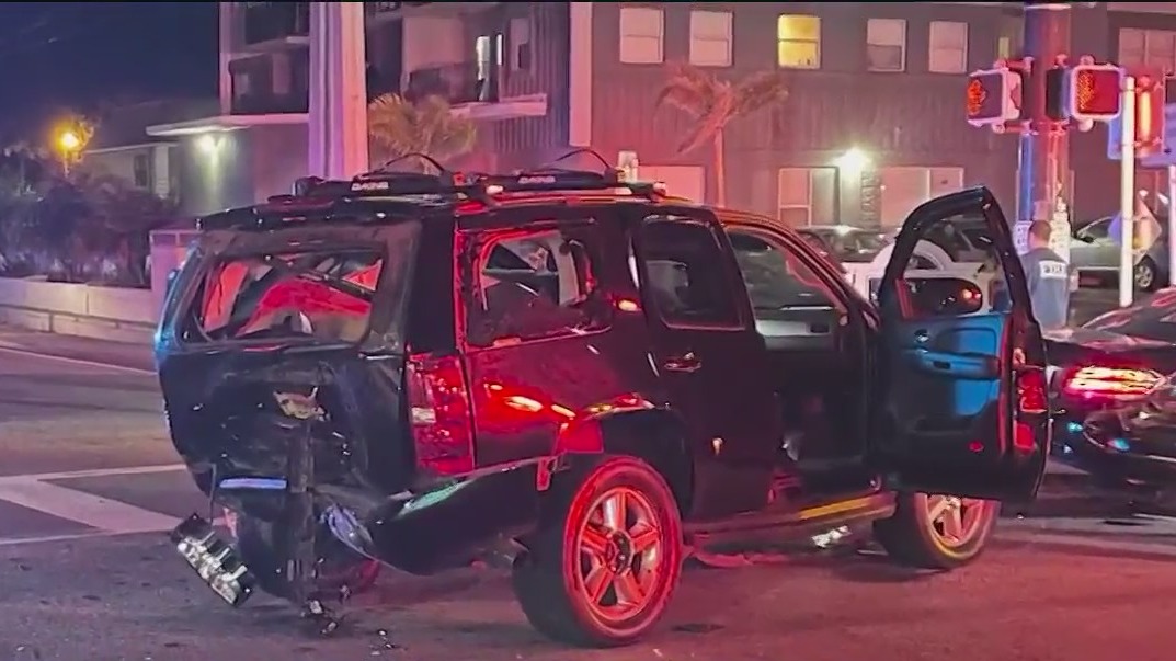 Two men hit twice on in DUI crash during Super Bowl