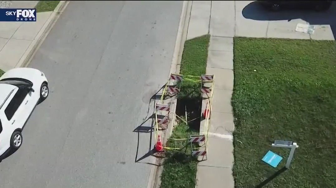 Orange City resident concerned after depression forms in yard after hurricanes