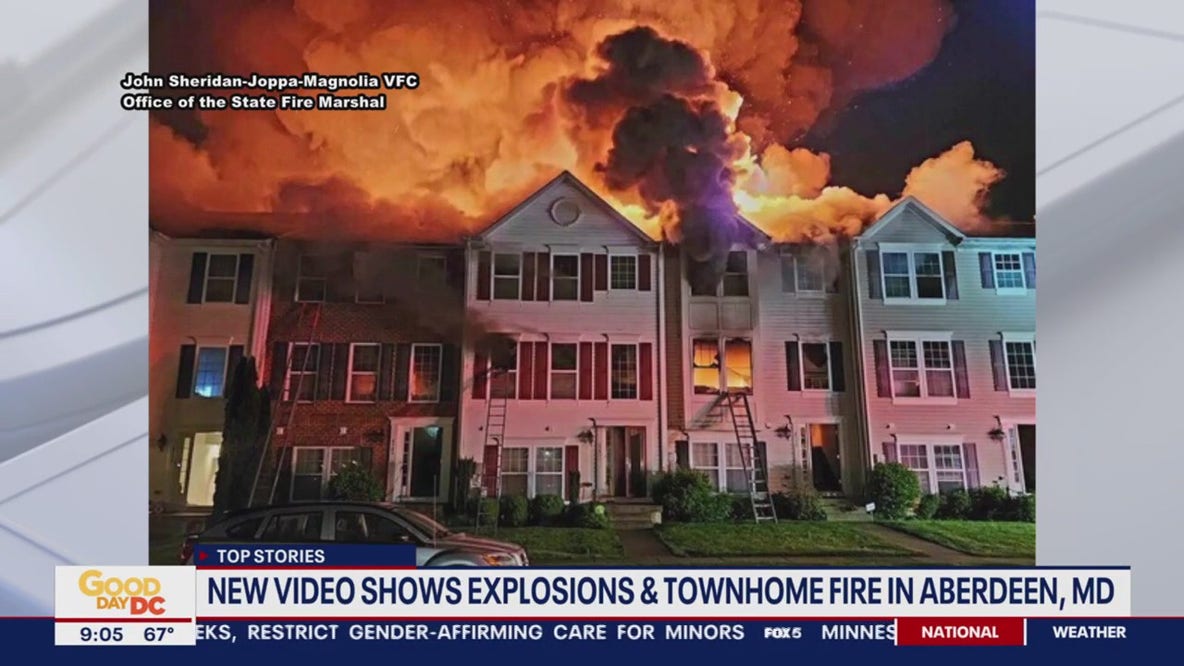 Video shows heavy flames, smoke in Aberdeen