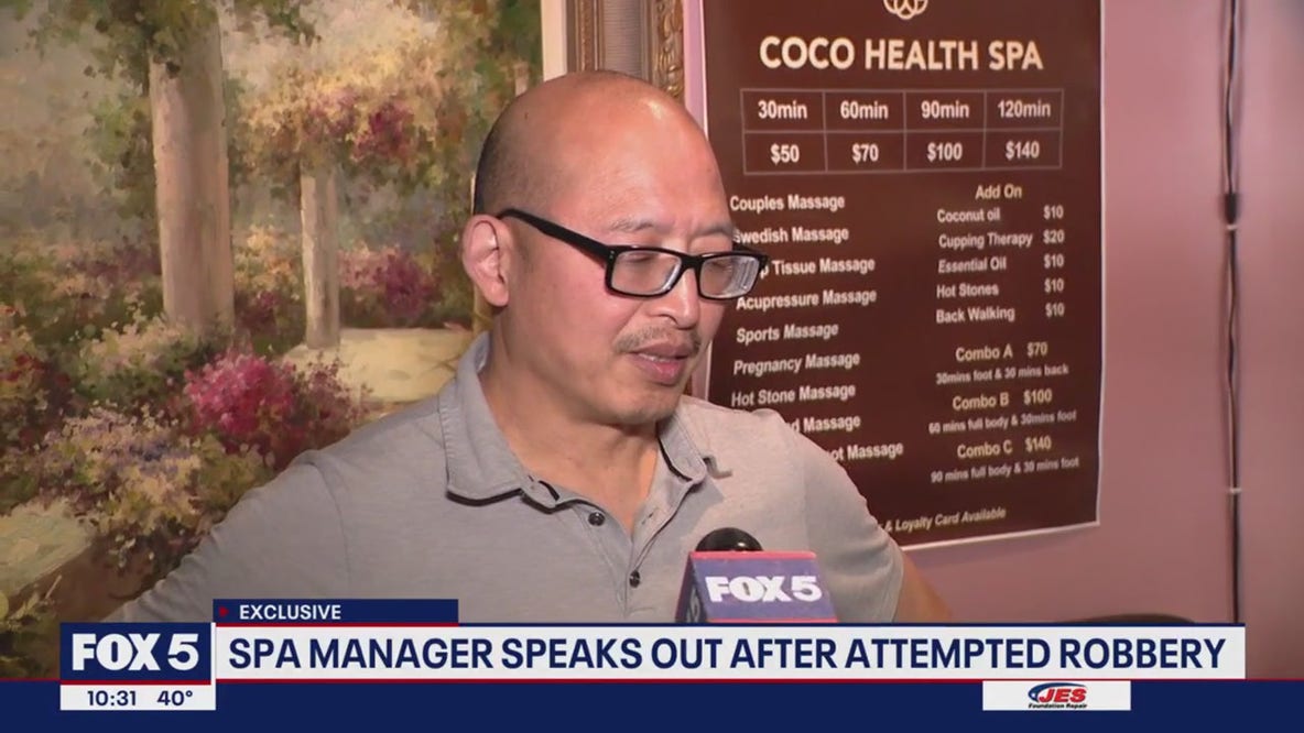 Georgetown spa manager discusses recent armed robbery attempt