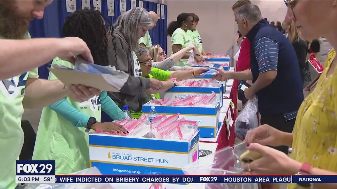 Broad Street Run preparations underway as runners grab bibs