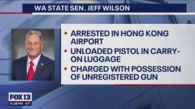 Washington state senator Jeff Wilson arrested in Hong Kong for gun possession and granted bail