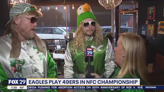 Eagles victory celebrations continue ahead of NFC championship game
