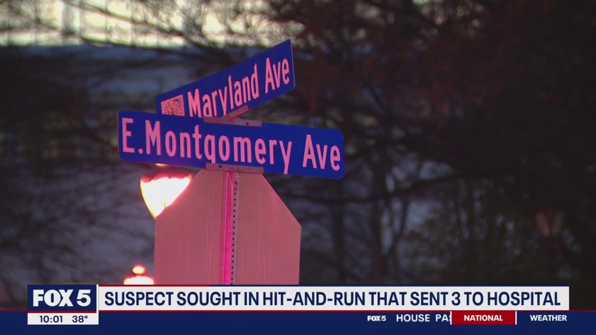Police search for hit-and-run suspect who injured 3 in Rockville