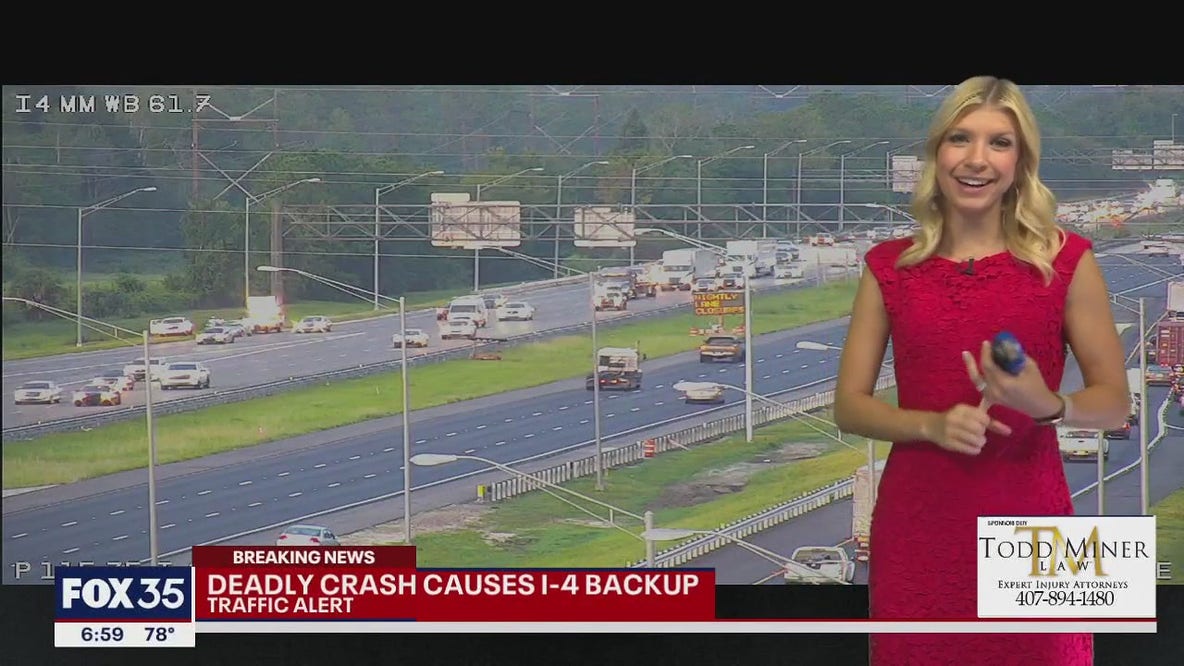 Backups on I-4 after deadly crash