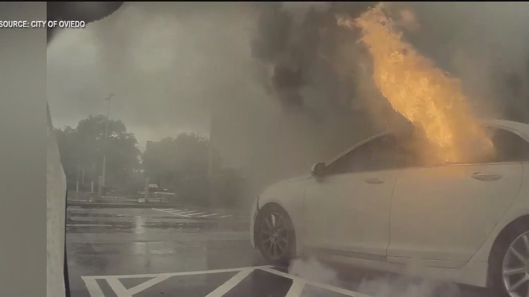 911 calls released of kids in car fire