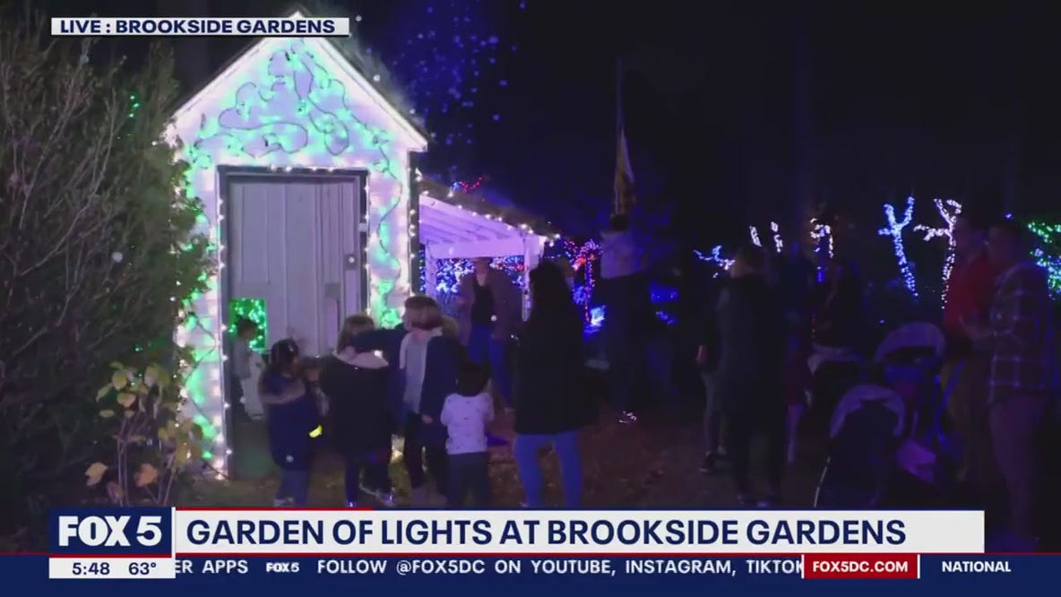 Garden of Lights opens at Brookside Gardens