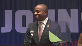 Cavalier Johnson delivers victory speech
