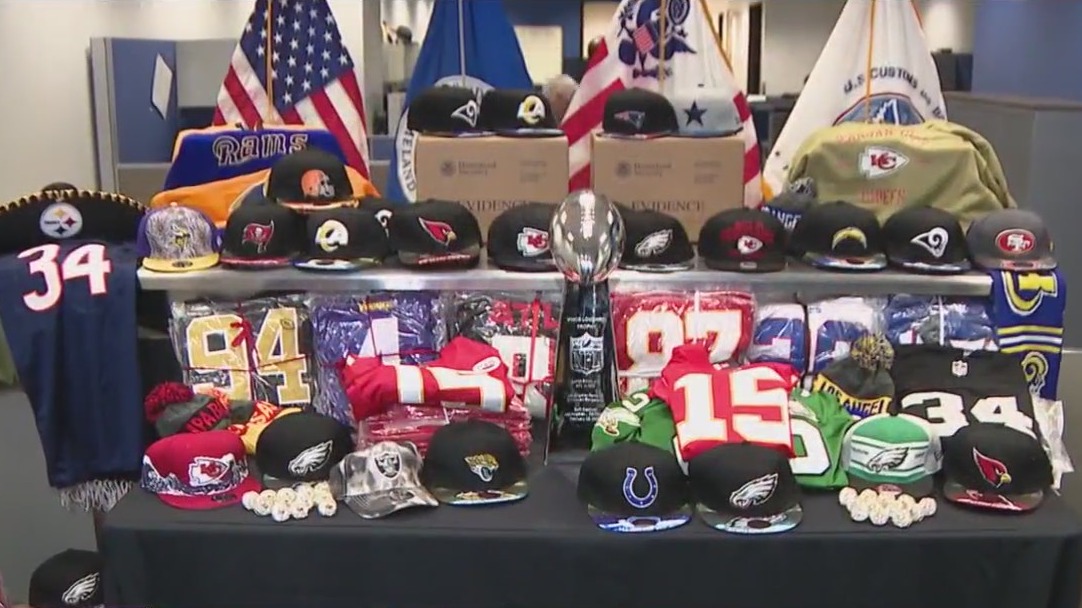 Super Bowl LVII: Beware of counterfeit NFL gears, authorities say