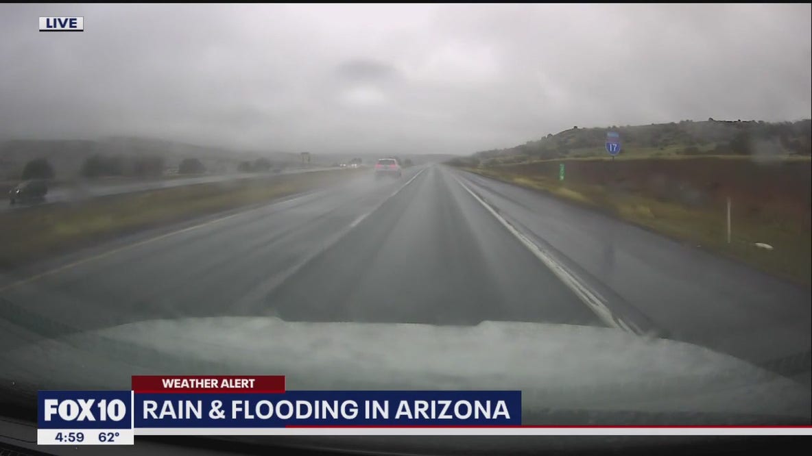 Looking at the rain and flooding across Arizona that's prompted some evacuations