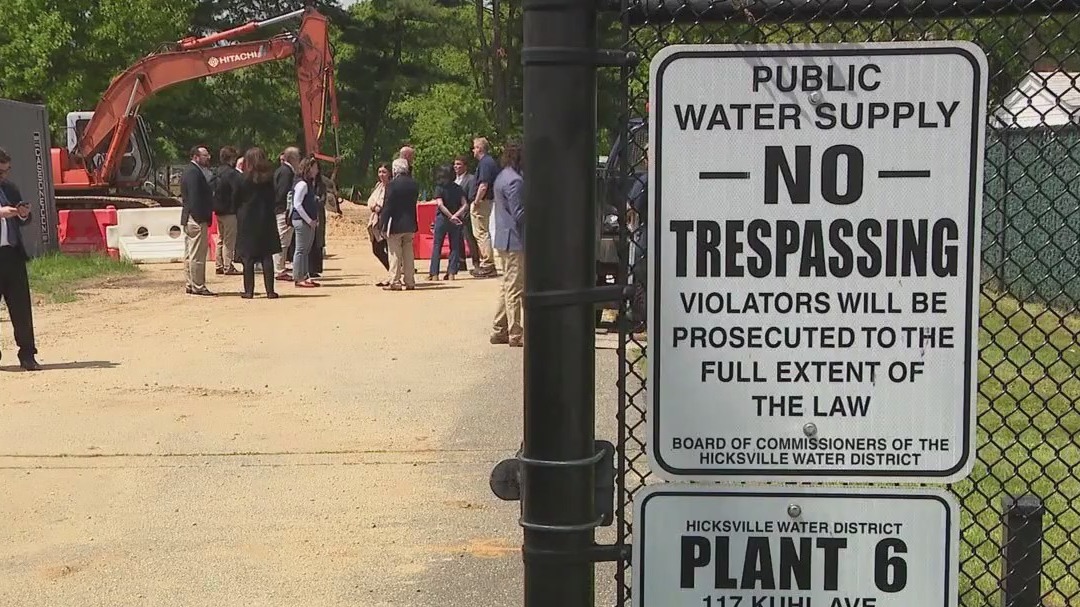 Hicksville breaks ground on water treatment plant