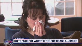 DC named worst city for grass allergies