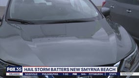 Hail storm batters New Smyrna Beach