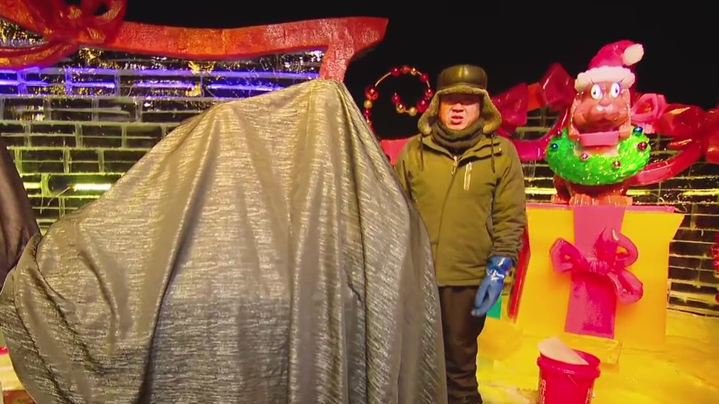 ICE! at Gaylord Palms: Ice carvers reveal special holiday surprise on FOX 35