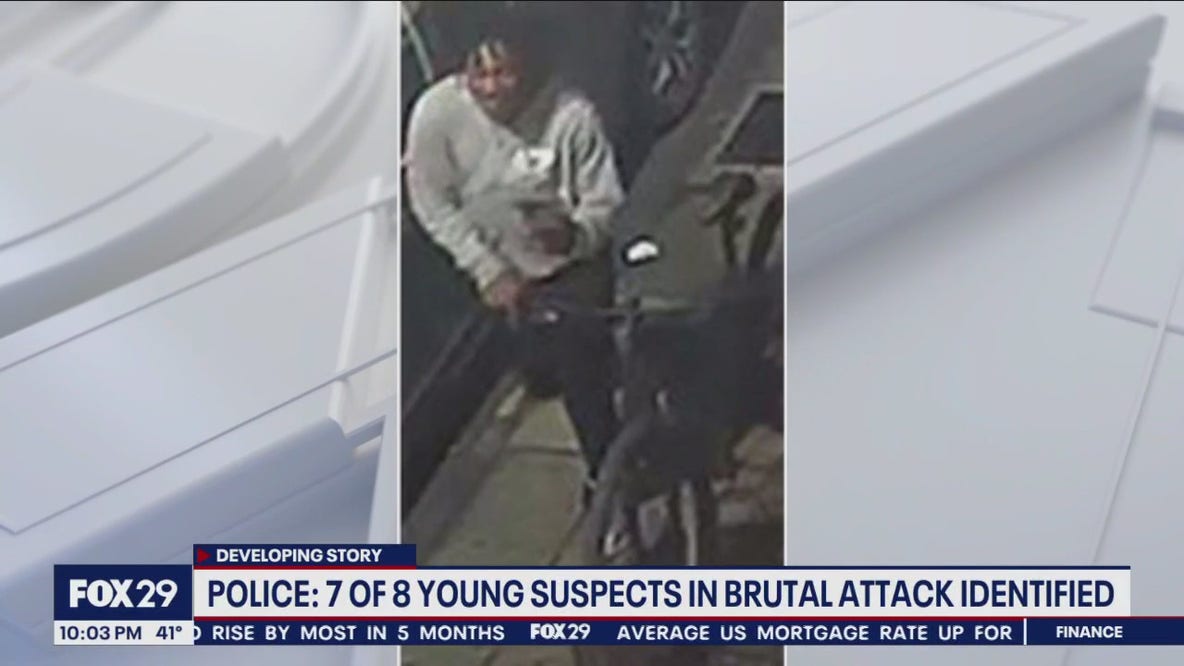 Suspect sought in unprovoked beating of woman in Center City, 7 others identified