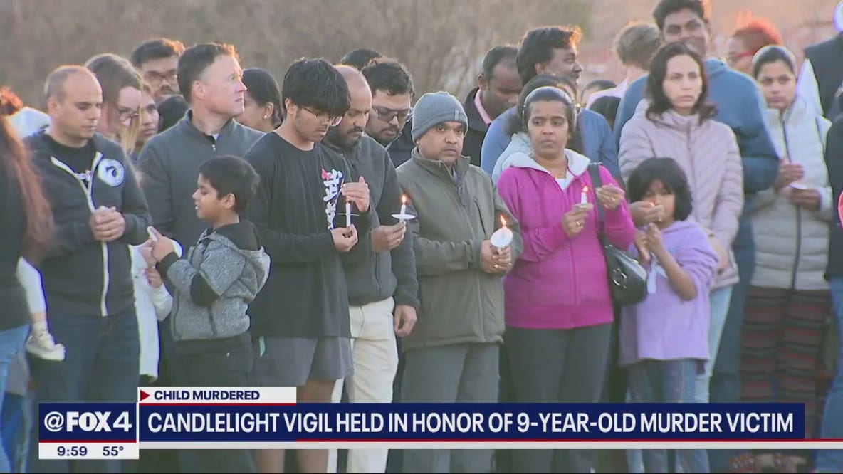Vigil held for McKinney 9-year-old allegedly killed by father