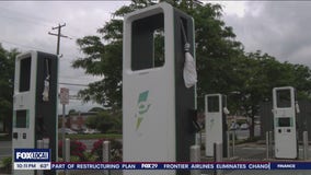 Thieves target electric vehicle charging stations