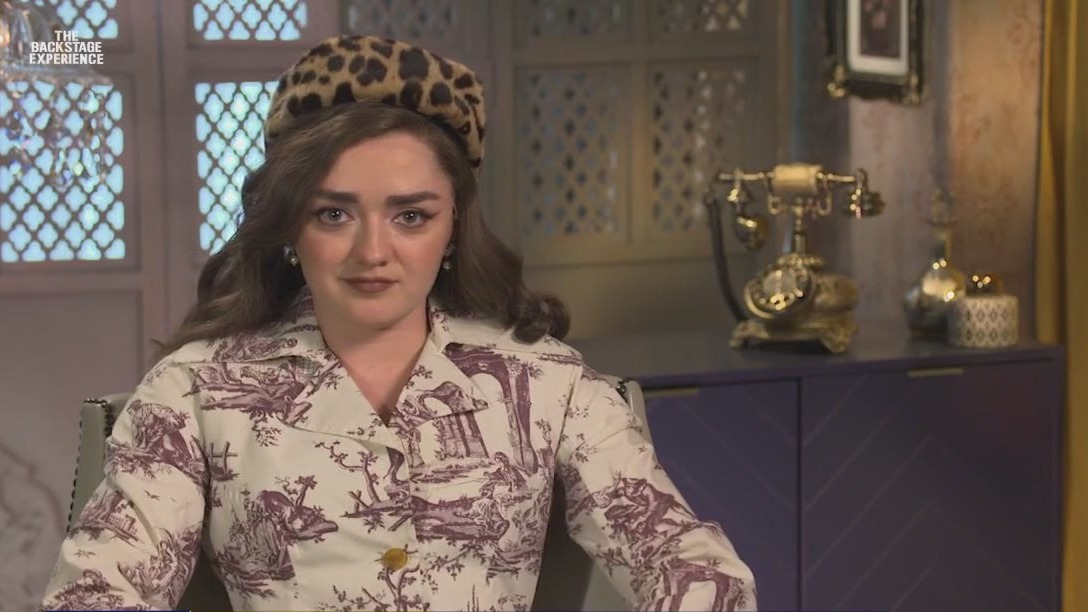 Backstage with Maisie Williams on 'The New Look'