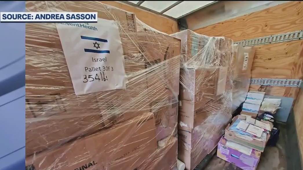 Volunteers send medical supplies to Israel