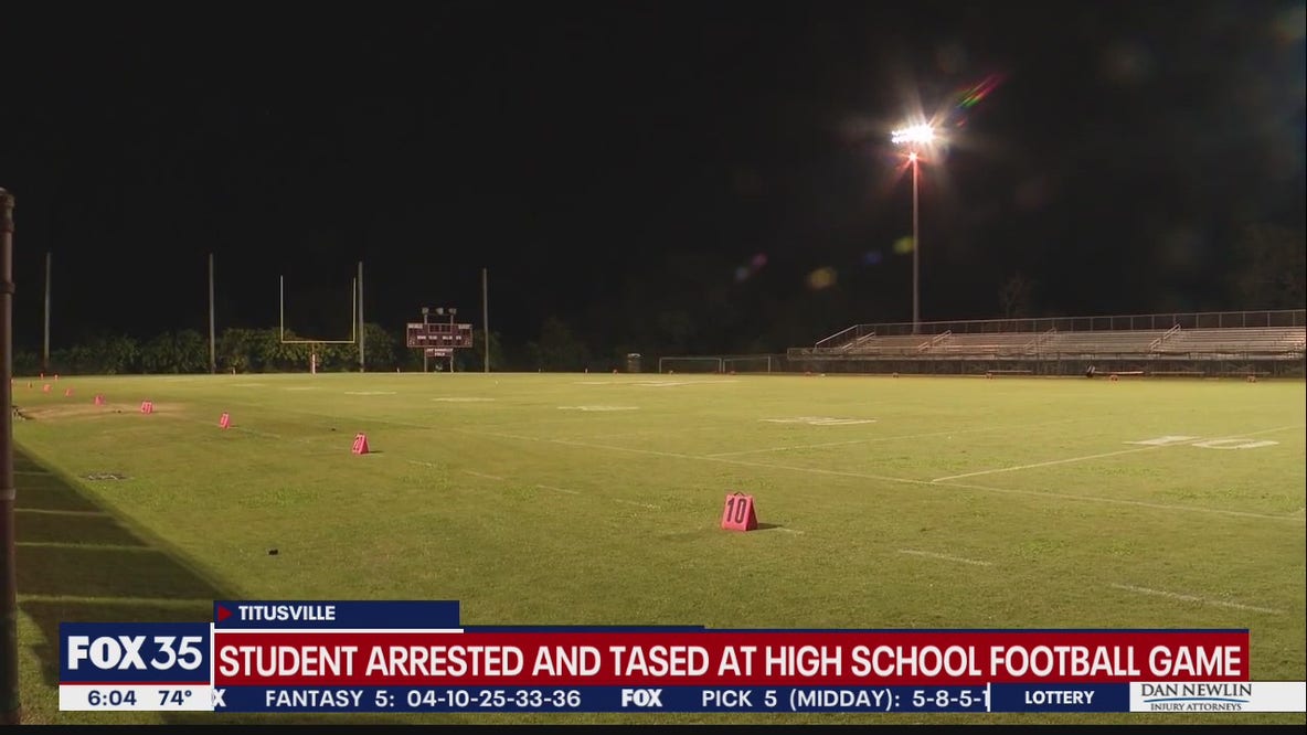 Police: Student accused of bringing loaded gun to high school football game in Titusville