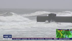 Storm system lashes Jersey Shore with intense wind, rain