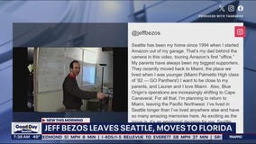 Jeff Bezos leaves Seattle, moves to Florida