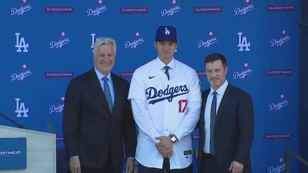 Shohei Ohtani is officially a Dodger