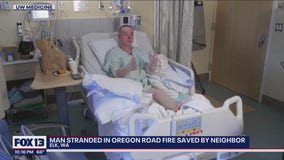 Man severely burned by Oregon Road Fire is rescued by fellow evacuee