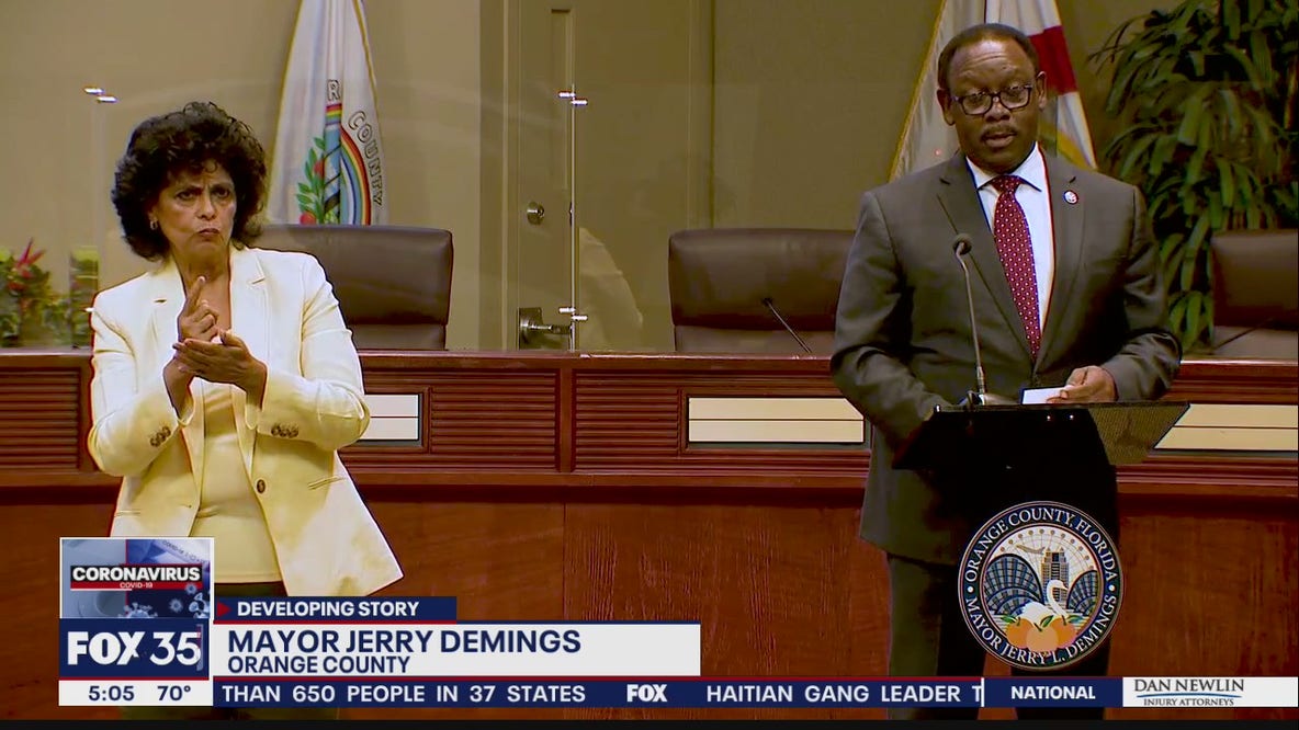 Governor Ron DeSantis takes on Orange County Mayor