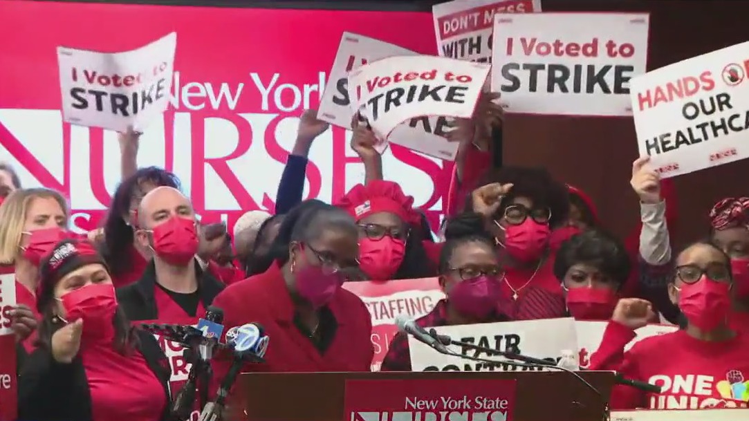Nurses at 7 NYC hospitals could go on strike