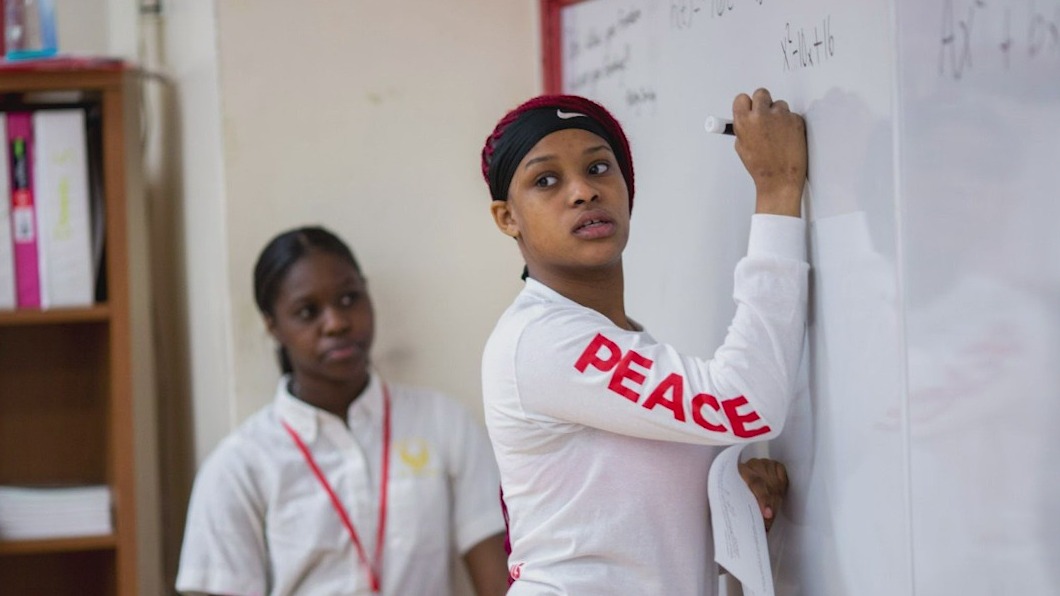 Peace Warriors from North Lawndale College Prep help provide healing to the community