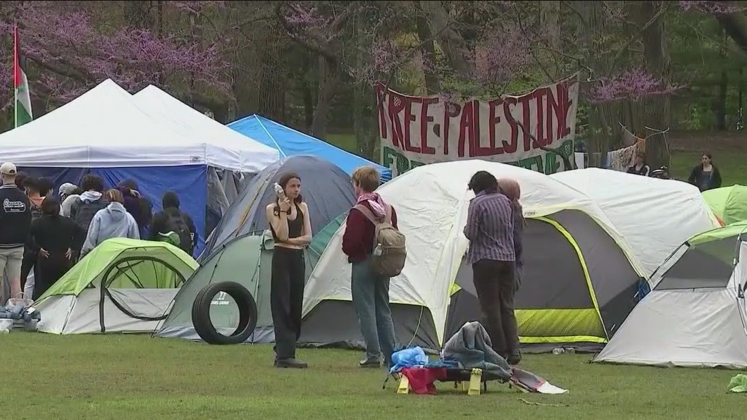 Encampments on college campuses across US continue