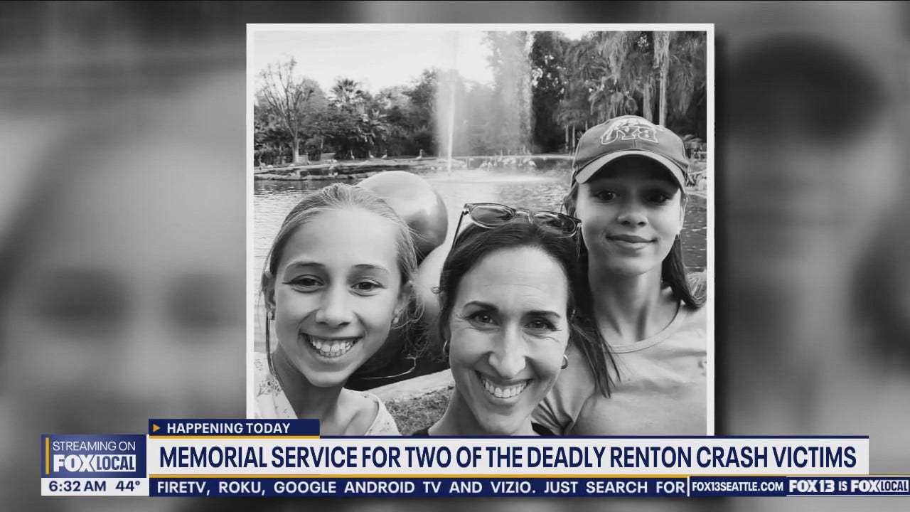 Memorial Service For Two Victims In Deadly Renton Crash | FOX 13 Seattle