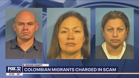 Colombian migrants charged in suburban lottery scam