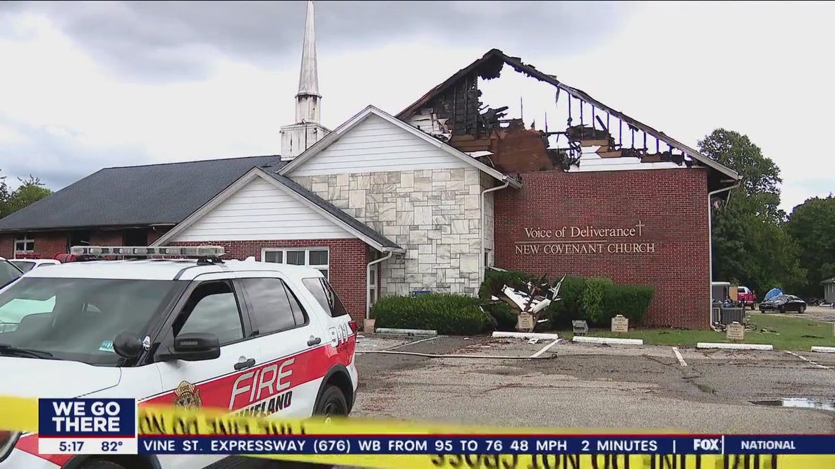 Faith community left reeling after 3-alarm fire destroys New Jersey church