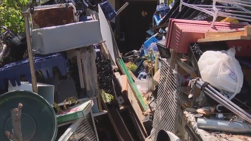 Hoarding situation at Lawndale home