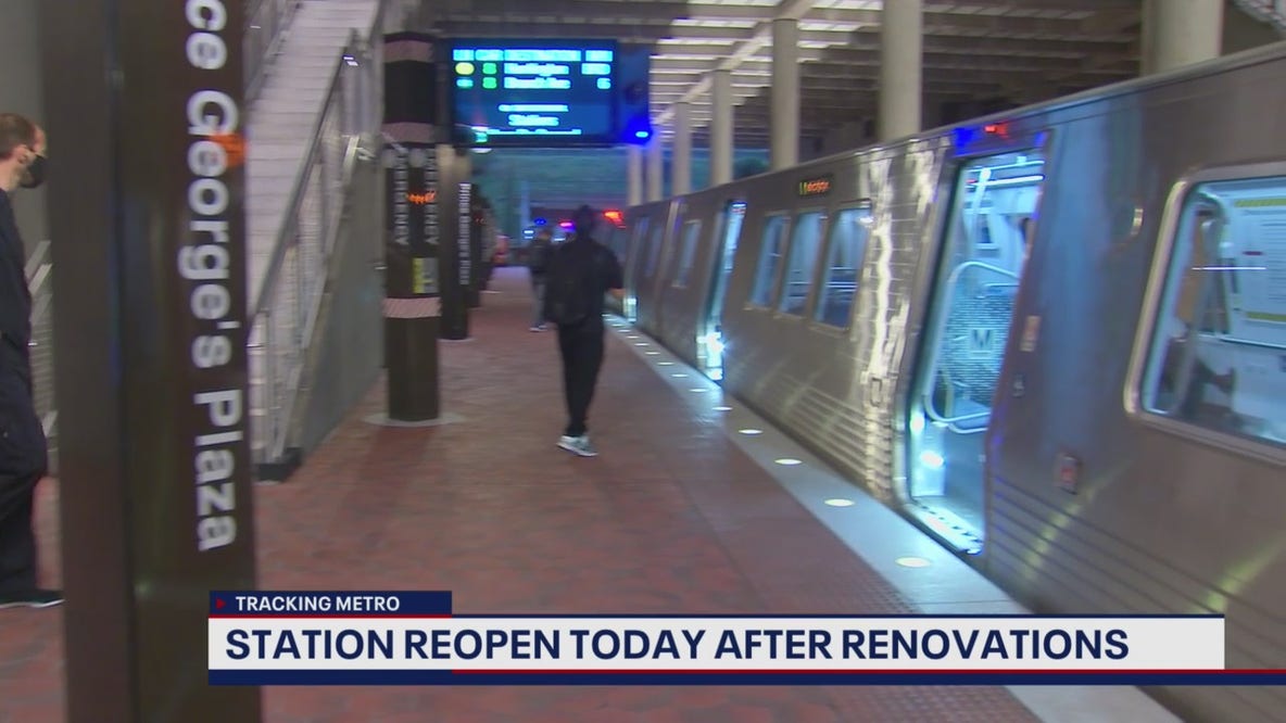 Metro reopening stations Tuesday after renovations