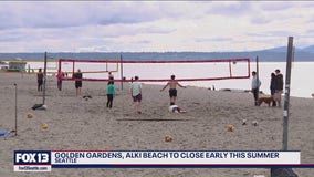2 Seattle beaches to close early this summer