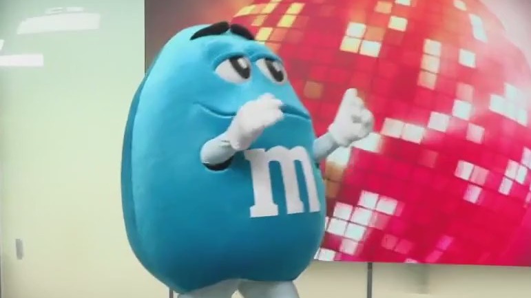Blue M&M joins FOX 9 Friday Dance Off